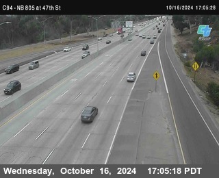 (C094) NB 805 : 47th Street (on ramp)