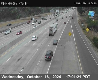 (C094) NB 805 : 47th Street (on ramp)