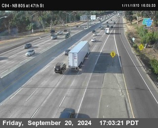 (C094) NB 805 : 47th Street (on ramp)