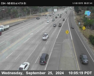 (C094) NB 805 : 47th Street (on ramp)