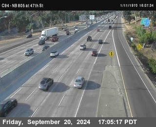 (C094) NB 805 : 47th Street (on ramp)