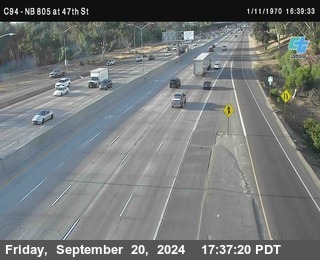 (C094) NB 805 : 47th Street (on ramp)