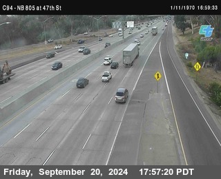 (C094) NB 805 : 47th Street (on ramp)