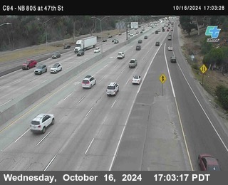 (C094) NB 805 : 47th Street (on ramp)