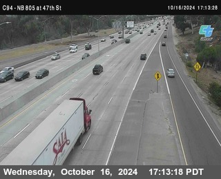 (C094) NB 805 : 47th Street (on ramp)