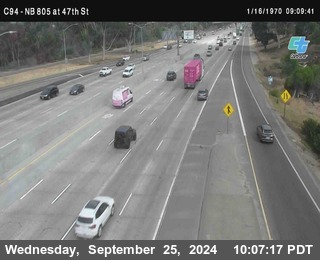 (C094) NB 805 : 47th Street (on ramp)