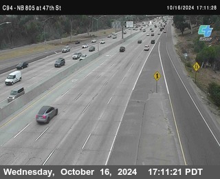 (C094) NB 805 : 47th Street (on ramp)