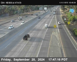 (C094) NB 805 : 47th Street (on ramp)