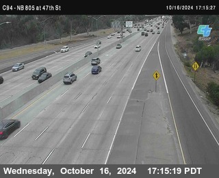 (C094) NB 805 : 47th Street (on ramp)