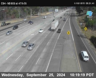 (C094) NB 805 : 47th Street (on ramp)