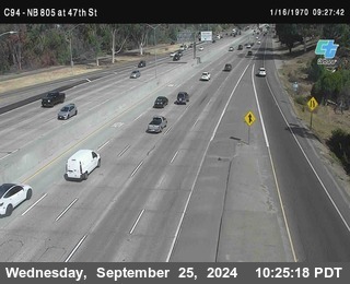 (C094) NB 805 : 47th Street (on ramp)