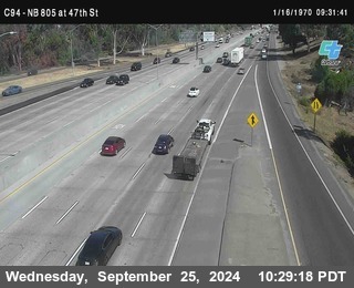 (C094) NB 805 : 47th Street (on ramp)