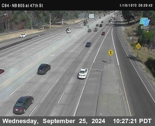 (C094) NB 805 : 47th Street (on ramp)