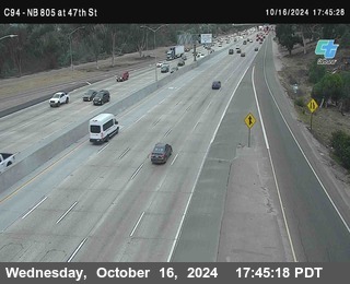 (C094) NB 805 : 47th Street (on ramp)