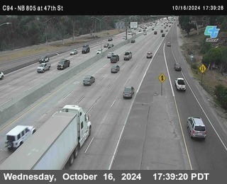 (C094) NB 805 : 47th Street (on ramp)