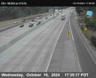 (C094) NB 805 : 47th Street (on ramp)