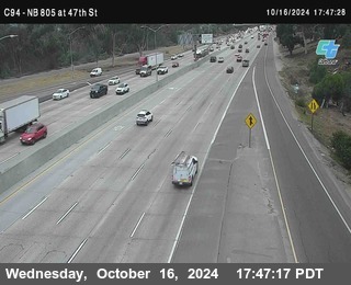 (C094) NB 805 : 47th Street (on ramp)