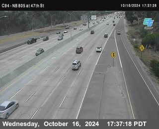 (C094) NB 805 : 47th Street (on ramp)