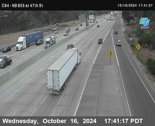 (C094) NB 805 : 47th Street (on ramp)