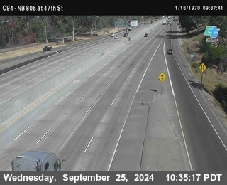 (C094) NB 805 : 47th Street (on ramp)