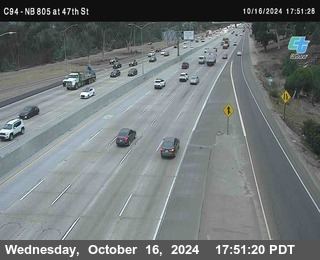 (C094) NB 805 : 47th Street (on ramp)