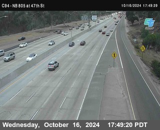 (C094) NB 805 : 47th Street (on ramp)