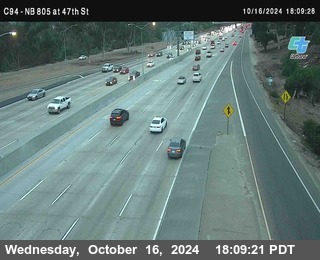 (C094) NB 805 : 47th Street (on ramp)