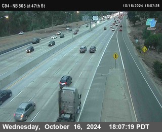 (C094) NB 805 : 47th Street (on ramp)