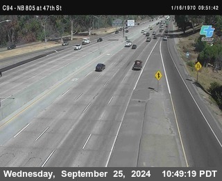 (C094) NB 805 : 47th Street (on ramp)