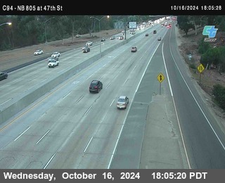 (C094) NB 805 : 47th Street (on ramp)