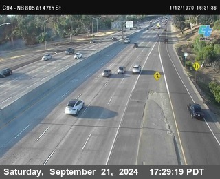 (C094) NB 805 : 47th Street (on ramp)