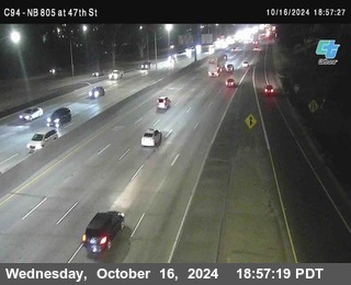 (C094) NB 805 : 47th Street (on ramp)