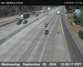 (C094) NB 805 : 47th Street (on ramp)