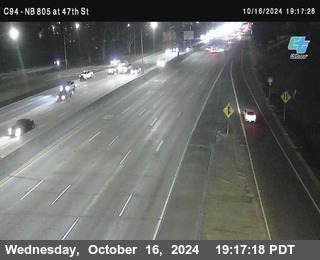 (C094) NB 805 : 47th Street (on ramp)