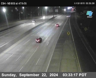 (C094) NB 805 : 47th Street (on ramp)