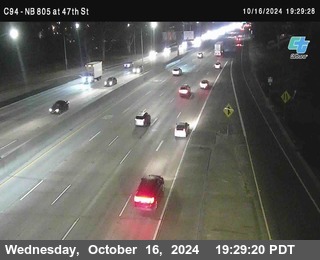 (C094) NB 805 : 47th Street (on ramp)