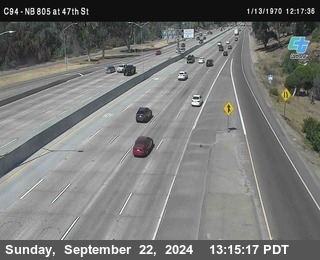 (C094) NB 805 : 47th Street (on ramp)