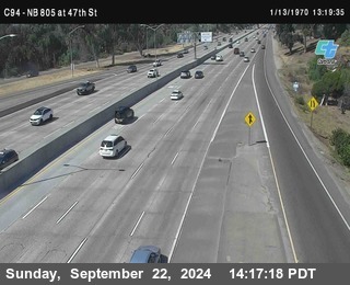 (C094) NB 805 : 47th Street (on ramp)