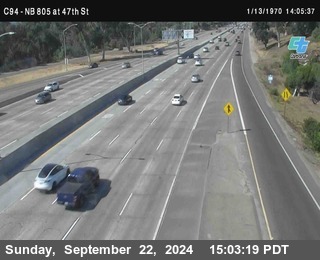 (C094) NB 805 : 47th Street (on ramp)