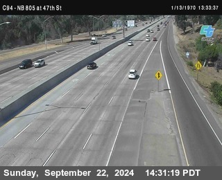 (C094) NB 805 : 47th Street (on ramp)