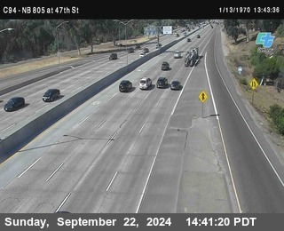 (C094) NB 805 : 47th Street (on ramp)