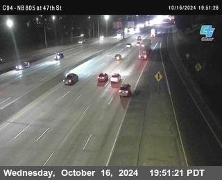 (C094) NB 805 : 47th Street (on ramp)