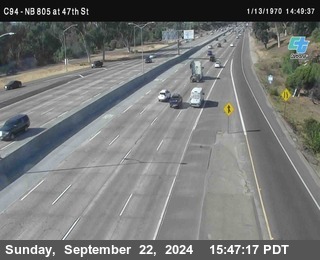 (C094) NB 805 : 47th Street (on ramp)