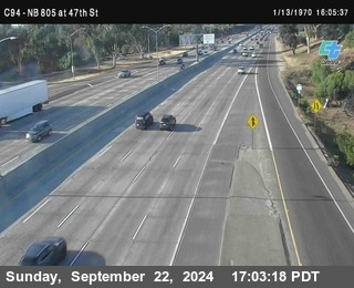 (C094) NB 805 : 47th Street (on ramp)