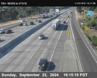 (C094) NB 805 : 47th Street (on ramp)