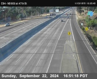 (C094) NB 805 : 47th Street (on ramp)