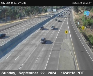 (C094) NB 805 : 47th Street (on ramp)