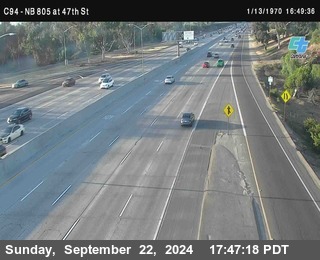 (C094) NB 805 : 47th Street (on ramp)