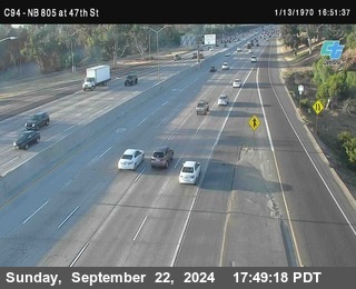 (C094) NB 805 : 47th Street (on ramp)