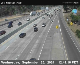 (C094) NB 805 : 47th Street (on ramp)